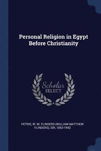bokomslag Personal Religion in Egypt Before Christianity