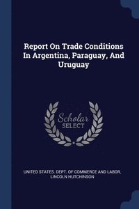 bokomslag Report On Trade Conditions In Argentina, Paraguay, And Uruguay