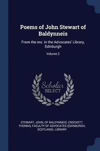 bokomslag Poems of John Stewart of Baldynneis