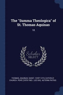 bokomslag The &quot;Summa Theologica&quot; of St. Thomas Aquinas