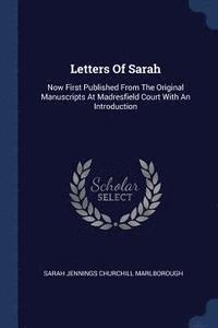 bokomslag Letters Of Sarah