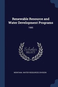 bokomslag Renewable Resource and Water Development Programs