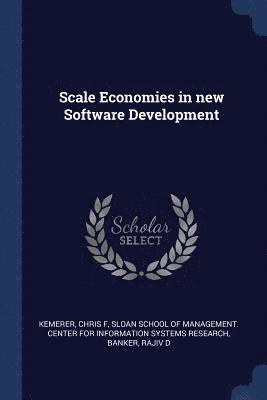 Scale Economies in new Software Development 1