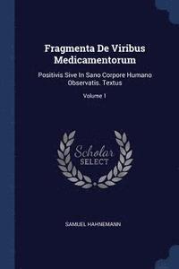 bokomslag Fragmenta De Viribus Medicamentorum