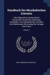 bokomslag Handbuch Der Musikalischen Literatur