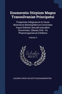 bokomslag Enumeratio Stirpium Magno Transsilvaniae Principatui