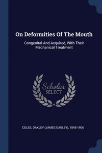 bokomslag On Deformities Of The Mouth