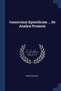 bokomslag Comercium Epistolicum ... De Analysi Promota