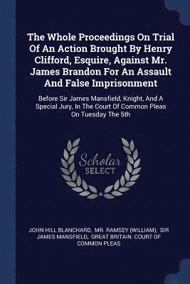 bokomslag The Whole Proceedings On Trial Of An Action Brought By Henry Clifford, Esquire, Against Mr. James Brandon For An Assault And False Imprisonment