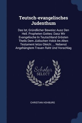 Teutsch-evangelisches Judenthum 1