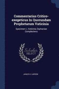 bokomslag Commentarius Critico-exegeticus In Quorundam Prophetarum Vaticinia
