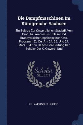 bokomslag Die Dampfmaschinen Im Knigreiche Sachsen