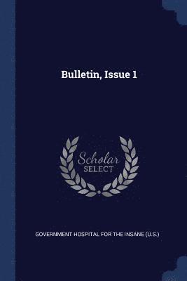 bokomslag Bulletin, Issue 1