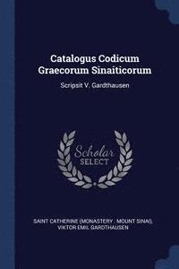 bokomslag Catalogus Codicum Graecorum Sinaiticorum