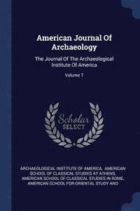 bokomslag American Journal Of Archaeology