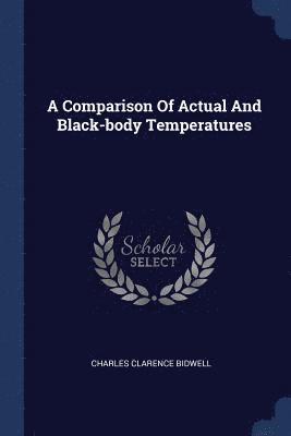 bokomslag Comparison Of Actual And Black-body Temperatures