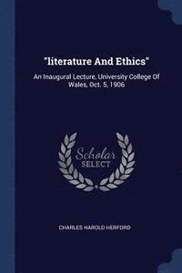 bokomslag &quot;literature And Ethics&quot;