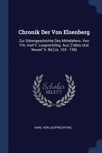 bokomslag Chronik Der Von Elsenberg