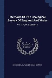bokomslag Memoirs Of The Geological Survey Of England And Wales