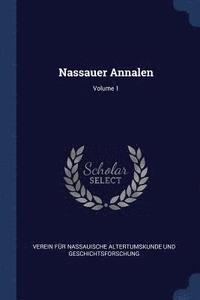 bokomslag Nassauer Annalen; Volume 1