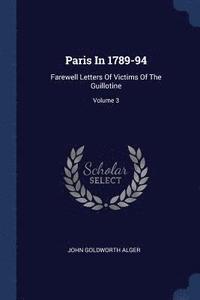 bokomslag Paris In 1789-94