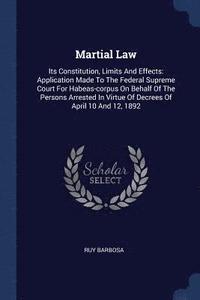 bokomslag Martial Law