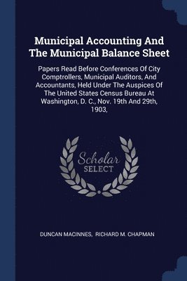 bokomslag Municipal Accounting And The Municipal Balance Sheet