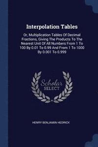 bokomslag Interpolation Tables