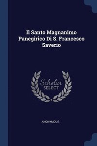 bokomslag Il Santo Magnanimo Panegirico Di S. Francesco Saverio