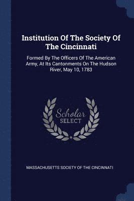 Institution Of The Society Of The Cincinnati 1