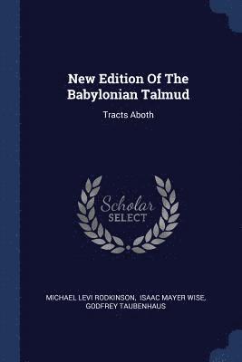 New Edition Of The Babylonian Talmud 1