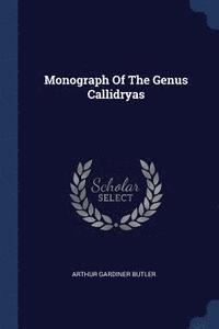 bokomslag Monograph Of The Genus Callidryas