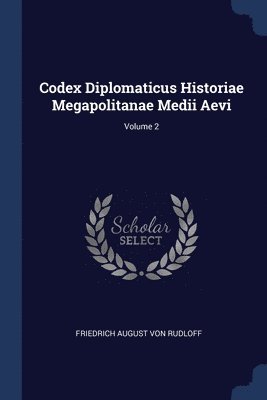 bokomslag Codex Diplomaticus Historiae Megapolitanae Medii Aevi; Volume 2