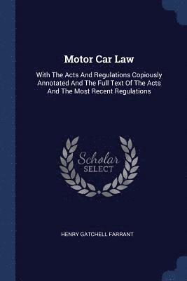 Motor Car Law 1