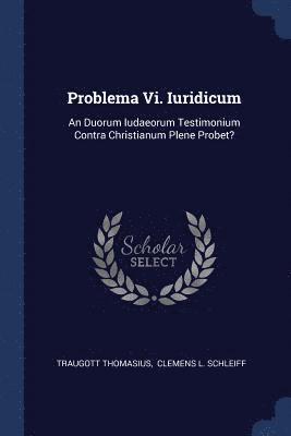 Problema Vi. Iuridicum 1