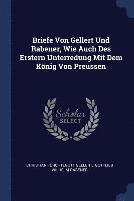 Christian Fürchtegott Gellert - Briefe Von Gellert Und Rabener, Wie Auch Des Erstern Unterredung Mit Dem König Von Preussen, Häftad