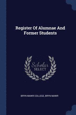 Register Of Alumnae And Former Students 1