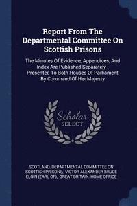 bokomslag Report From The Departmental Committee On Scottish Prisons