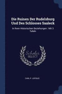 bokomslag Die Ruinen Der Rudelsburg Und Des Schlosses Saaleck
