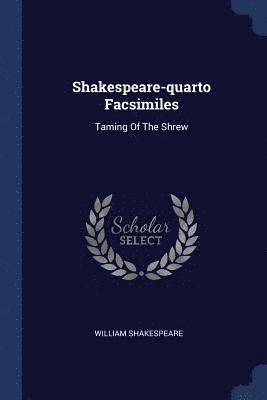 bokomslag Shakespeare-quarto Facsimiles