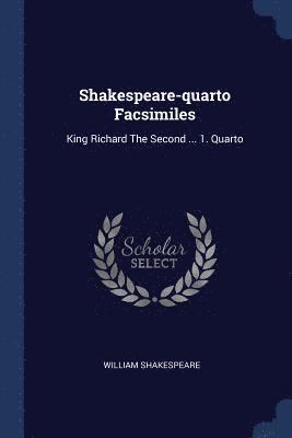 bokomslag Shakespeare-quarto Facsimiles