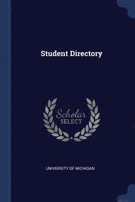 University Of Michigan - Student Directory, Häftad