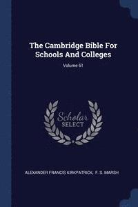 bokomslag The Cambridge Bible For Schools And Colleges; Volume 61