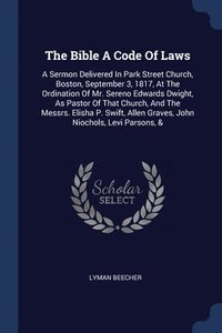 bokomslag The Bible A Code Of Laws
