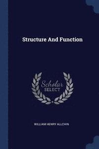 bokomslag Structure And Function