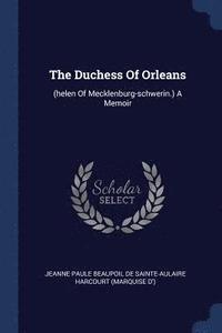 bokomslag Duchess Of Orleans
