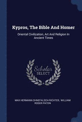 bokomslag Kypros, The Bible And Homer