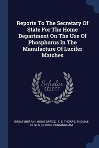 bokomslag Reports To The Secretary Of State For The Home Department On The Use Of Phosphorus In The Manufacture Of Lucifer Matches