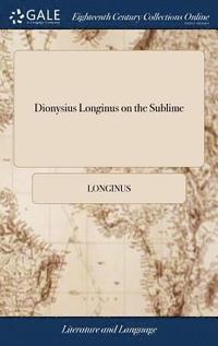 bokomslag Dionysius Longinus on the Sublime