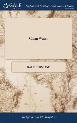 Ralph Erskine - Clean Water, Inbunden